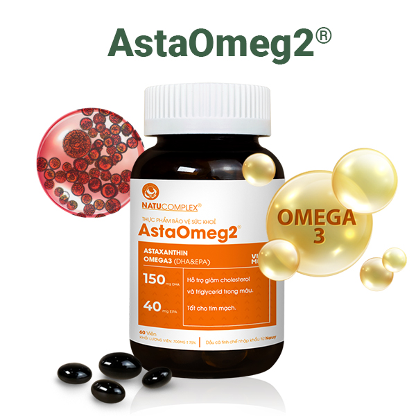 AstaOmeg2® - Bảo vệ sức khoẻ tim mạch